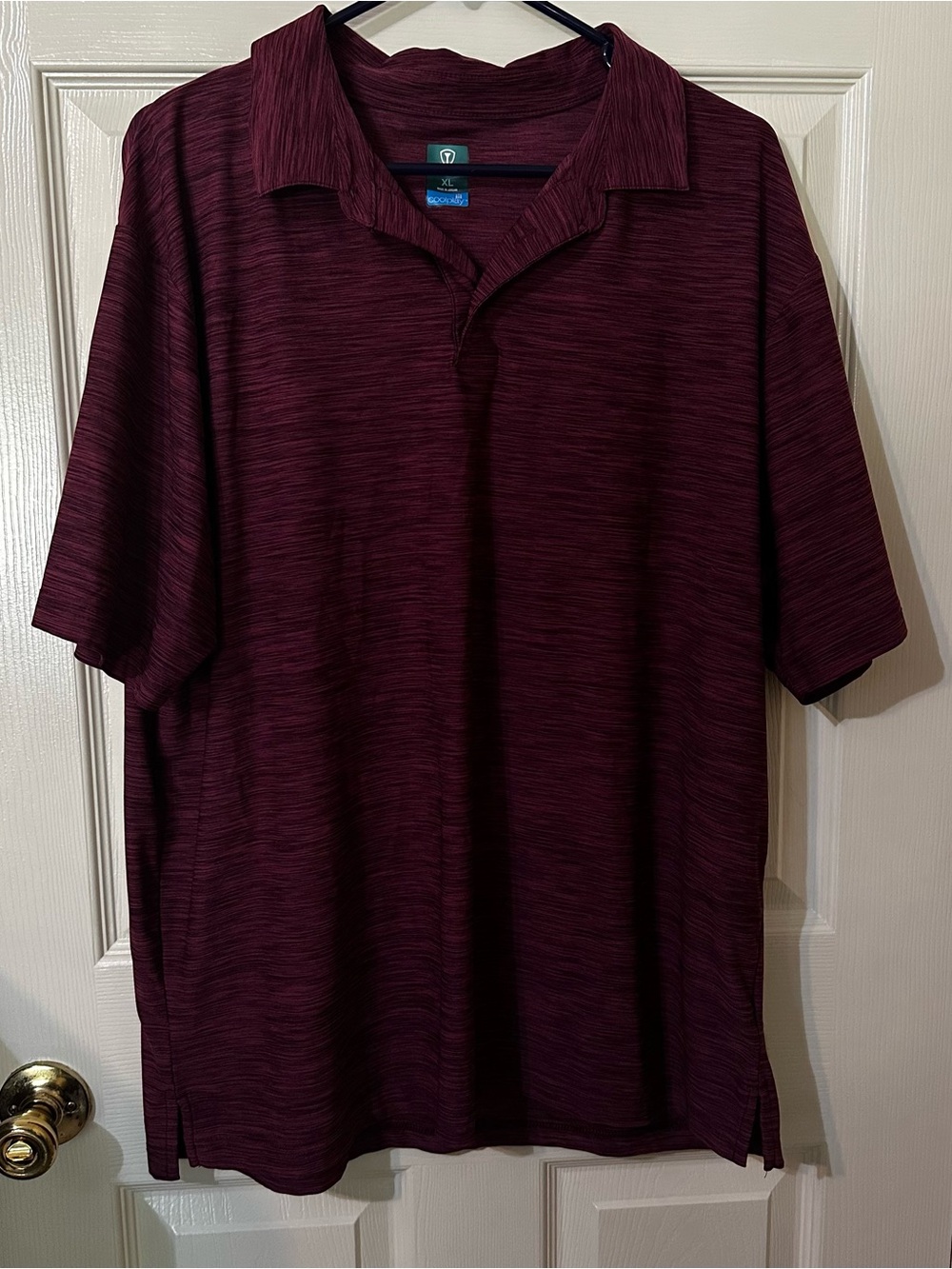 ProTour Coolplay Men's Burgundy Polo Shirt